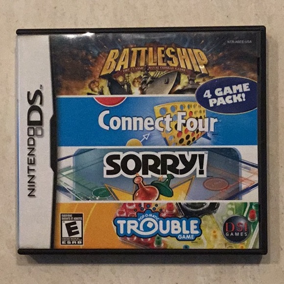 Nintendo Games Battleship Trouble Sorry Connect Four Nintendo Ds